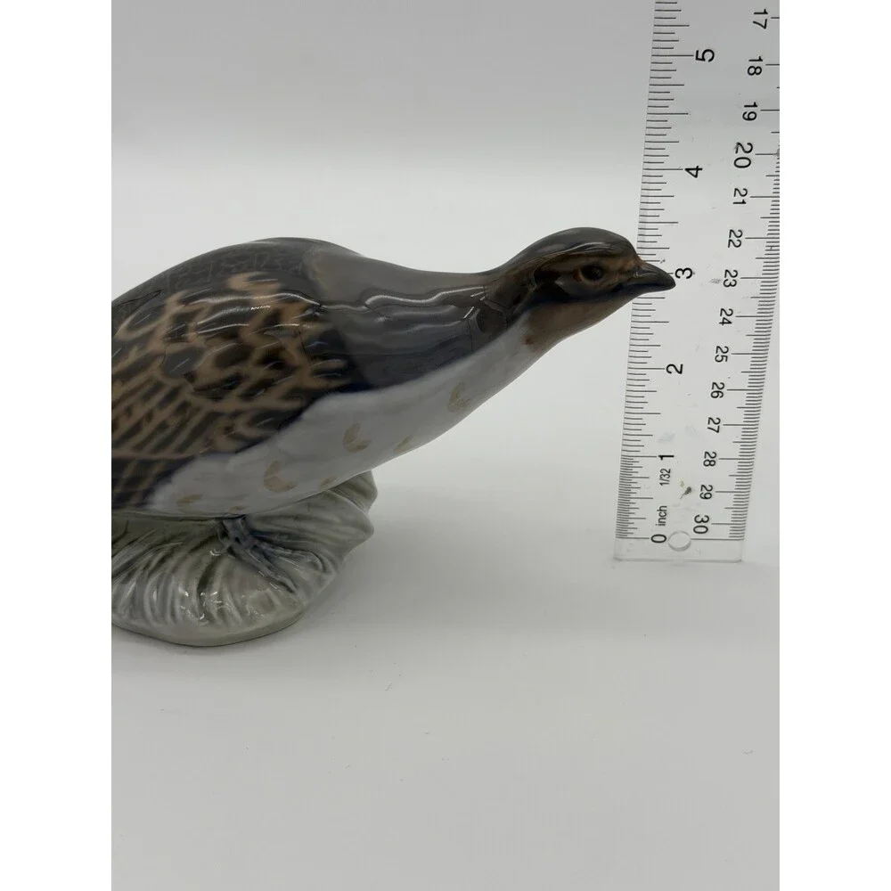 Royal Copenhagen Partridge Bird Porcelain Denmark Signed Peter Herold Figurine